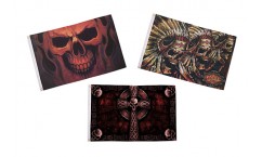 Gothic Skull Flags
